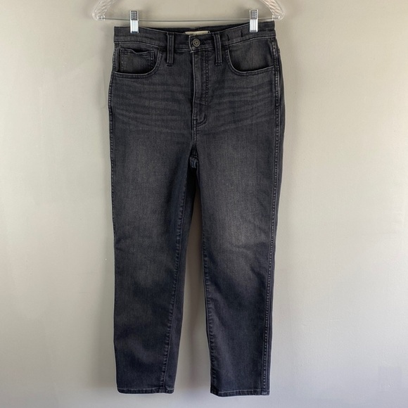 Madewell High Rise Slim Straight Jeans Size 27 - Picture 1 of 15